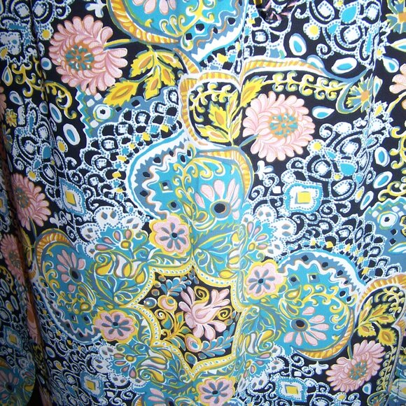 **Last Chance Item** Loft Drawstring Elastic Waist Floral Skirt Sz M - Picture 5 of 8